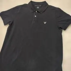 American Eagle スリムフィット ポロシャツ ブラック Lのサムネイル