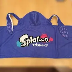 Splatoon 耳付きフードタオル 紫