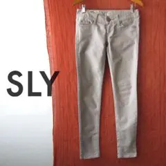 美品　SLY／スライ★　スキニー　カラーデニム　26インチ