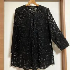 レディース　レースカーディガン　フォーマル　黒