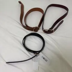 ゆっきー様 専用 ベルト 3本セットのサムネイル