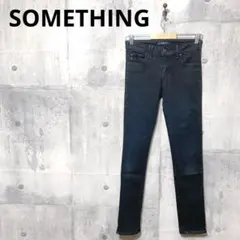 SOMETHING サムシング レディース スキニーデニム スキニージーンズ