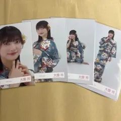 櫻坂46 大園玲　生写真　2025年　浴衣　コンプ