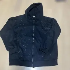 ラインストーン パーカー