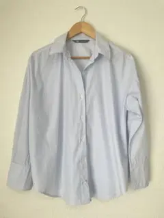 ZARA ライトブルー 長袖シャツ