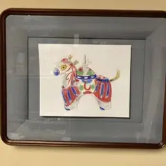 今年の干支　馬の人形