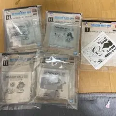 ドラゴンボール　一番くじ　もくじスタンド　セット売り　ステッカー