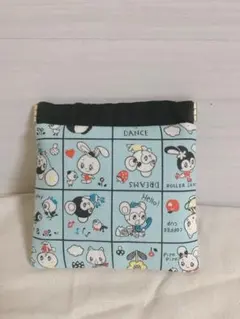 ハンドメイド ミニポーチ ミニバネ口ポーチ お薬ポーチ イヤホンケース