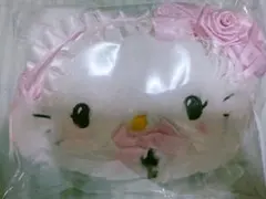 サンリオ チャーミーキティ フェイス形ポーチ ホワイトフリル ロリータ②