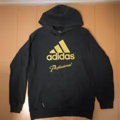 adidas フード付きパーカー M 黒