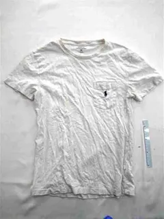 ＆ポロ・ラルフローレン クルーネックTシャツ XS ホワイト系 コットン