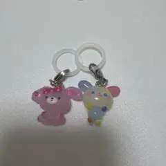 サンリオ　ゆるっとめじるしアクセサリー ウサハナ・ぼんぼんりぼん