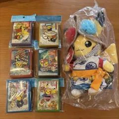 ポケモン ぬいぐるみ　スリーブセット　ポケットモンスター　ポケモンカード