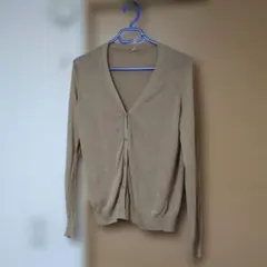 UNIQLO ベージュ 長袖カーディガン XL