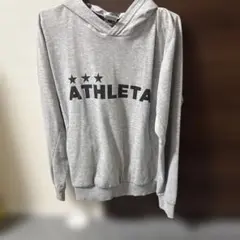 ATHLETA グレー フード付きスウェット
