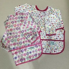 Bumkins 食事用エプロン 袖付き 2枚セット