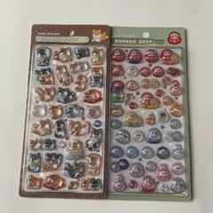 ボンボンドロップシール 和柄 だるま 和柄 柴犬 第二弾 クーリア