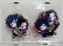 【2個セット】鬼滅の刃 滅！カプセルラバーマスコット 胡蝶しのぶ 冨岡義勇