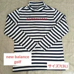 【良品】ニューバランスゴルフ　モックネックプルオーバー長袖 ハイネック　3L　7