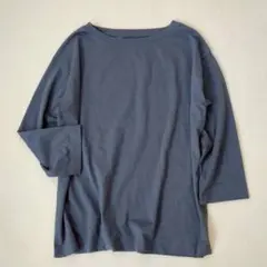 無印良品◇カットソー ロングTシャツ ドロップショルダー ベーシック Mのサムネイル