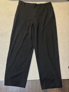 zara黒 スラックス ポリエステル混紡