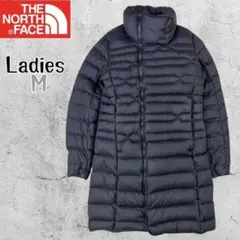 ノースフェイス ロングダウンコート ダウンジャケット ライトダウン セミロング