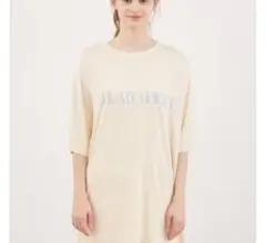 新品・未使用 GELATO PIQUE クリーム Tシャツドレス