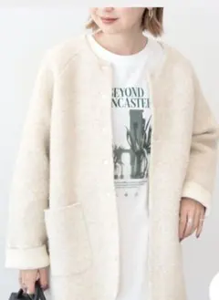 値下げ　AMERICAN HOLIC　ライトベージュニットカーディガン　Lサイズ