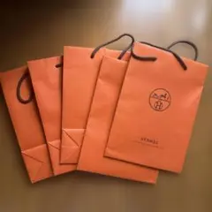 ✨HERMES ✨オレンジショップ袋 20枚セット HERMES オレンジ ショップ袋・ギフトボックス 5点セット - メルカリ