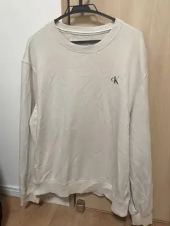 Calvin Klein Jeans スウェット アイボリー M