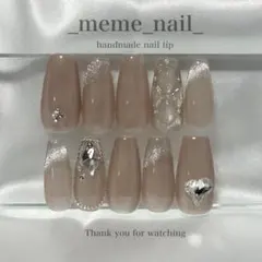 【サイズ変更可♡】ネイルチップ キルティングネイル ちゅるん マグネット