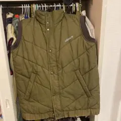 良配色！アディダス　中綿入りベスト　adidas　y2k