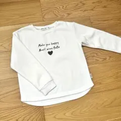 『Noeil aime BeBe』キッズ 裏起毛トレーナー 120㎝