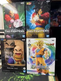 【未開封】ドラゴンボールZ ベジータ悟空HISTORYBOXクリリン、彩色孫悟空