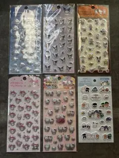 サンリオ はぴだんぶい ぷくっとシール6枚セット