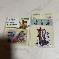 Zootopia Flake Stickers 2個セット