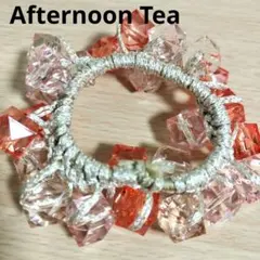【新品】Afternoon Tea　ビーズヘアゴム　ヘアアクセサリーのサムネイル