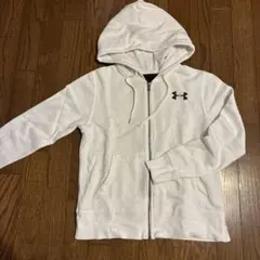 UNDER ARMOUR レディース　SM ホワイト パーカー