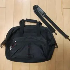 【美品】 ボストンバッグ(黒)★ショルダーストラップ付き