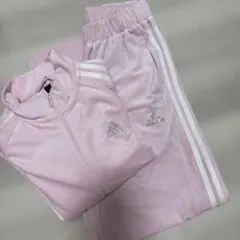adidas アディダス ジャージ セットアップ ピンク　いちごミルクのサムネイル