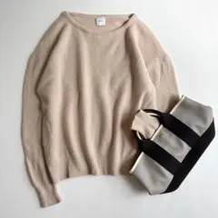 スピックアンドスパン＊FURMIXテンジクプルオーバーニット タヌキ　ベージュ