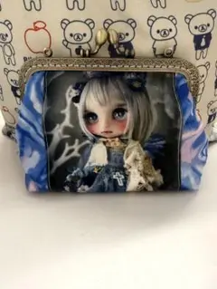 レアパネル　ドール　がま口ポーチ
