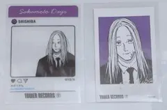 サカモトデイズ タワレコ カフェ 神々廻 カード2枚