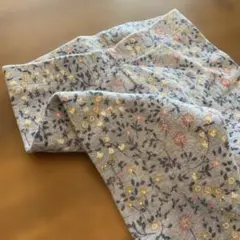 NEXT 水色小花柄レギンス　6-9M