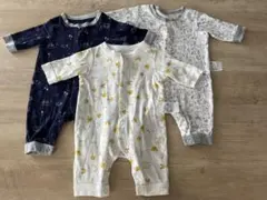 ロンパース3点セット　ユニクロ　UNIQLO 60cm