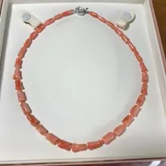 ♡ピンクサンゴ silverネックレス♡