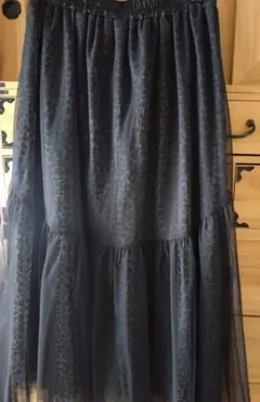 チュールスカート、ロング丈
