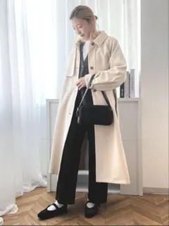 classicalelf 2wayスタンドカラーチェスターコート