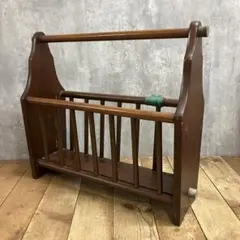 Vintage ミッドセンチュリー 北欧 ポストモダン マガジンラック 民藝 Vintage ミッドセンチュリー 北欧 ポストモダン マガジンラック 民藝