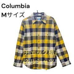 Columbia コロンビア 厚手 チェック ネルシャツ Mサイズ